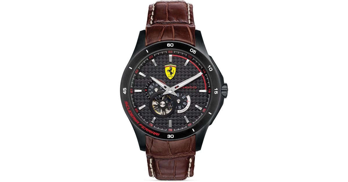 Lyst - Scuderia Ferrari Gran Premio Watch 45mm in Black for Men