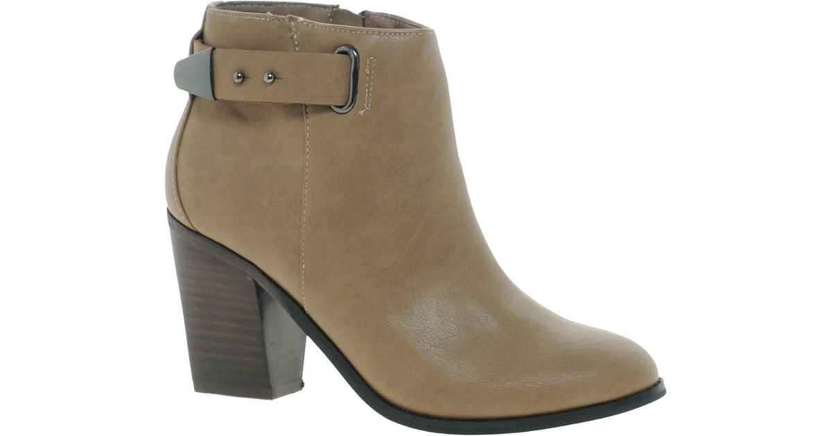 tan low heel