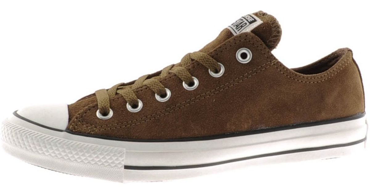 converse low cut brown