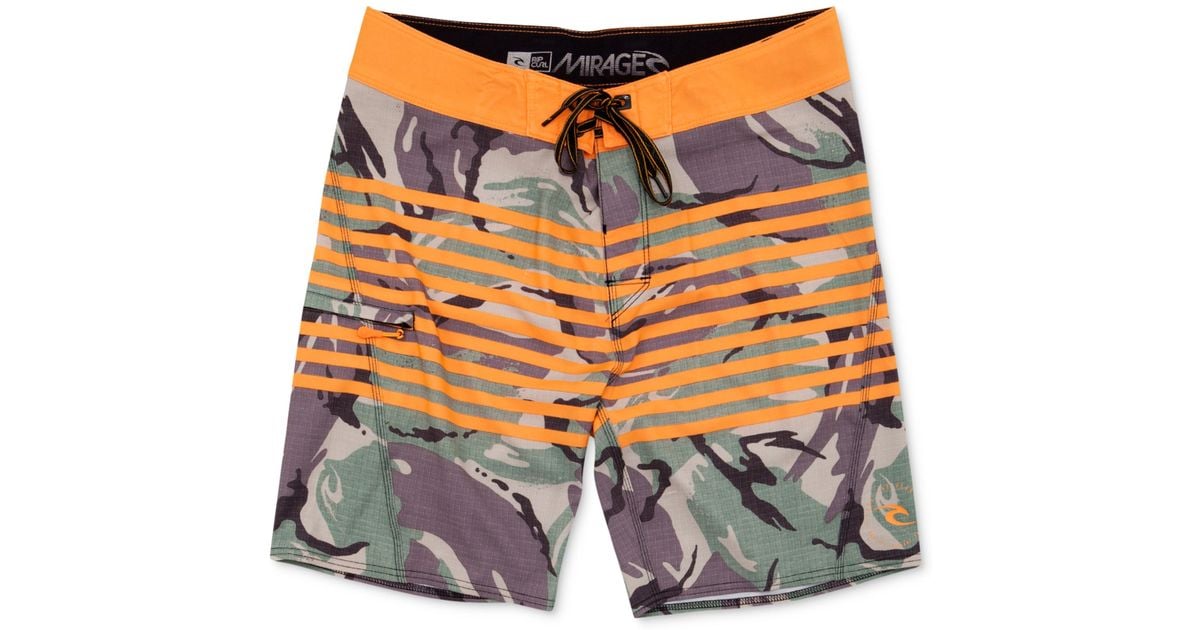 Lyst - Rip Curl Mirage Freeline Camo Boardshorts in Orange for Men