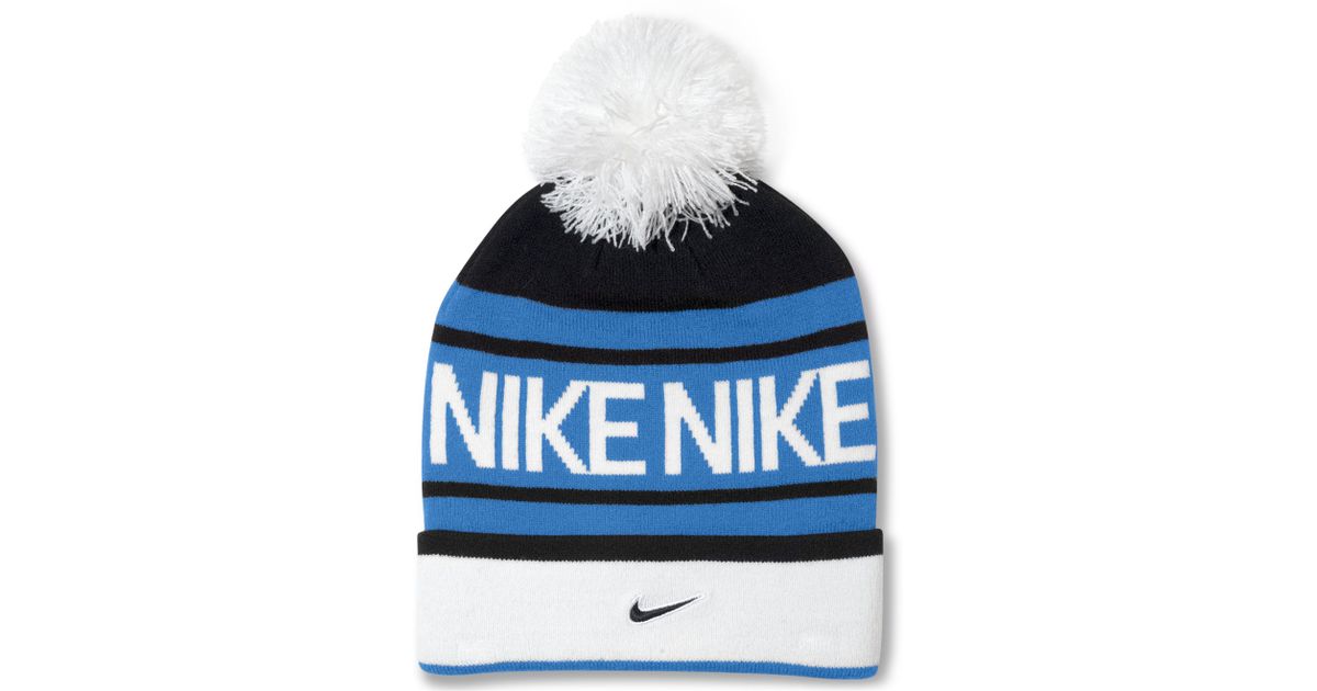 mens nike beanie with pom