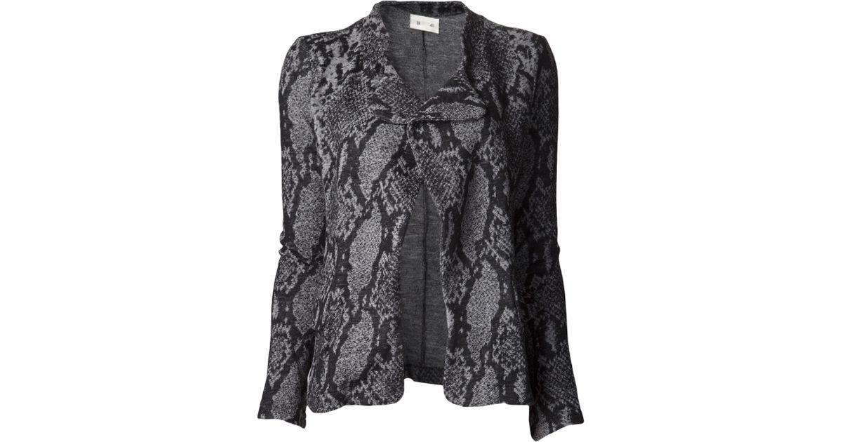 snake skin cardigan