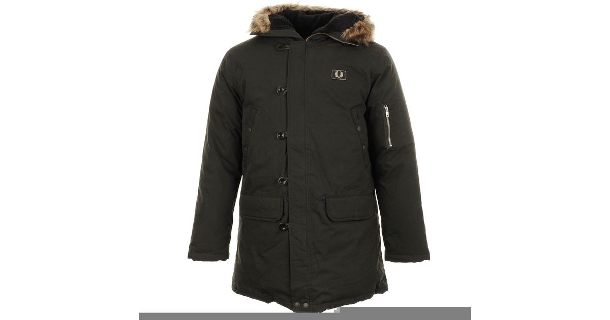 mens fred perry parka