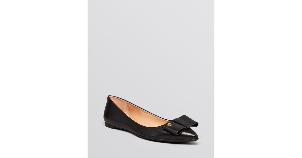 tory burch flats pointed toe