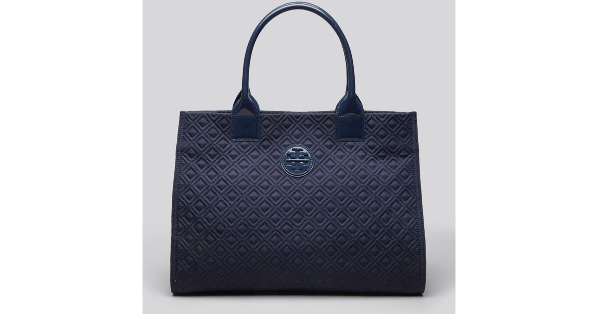 tory burch ella tote purple