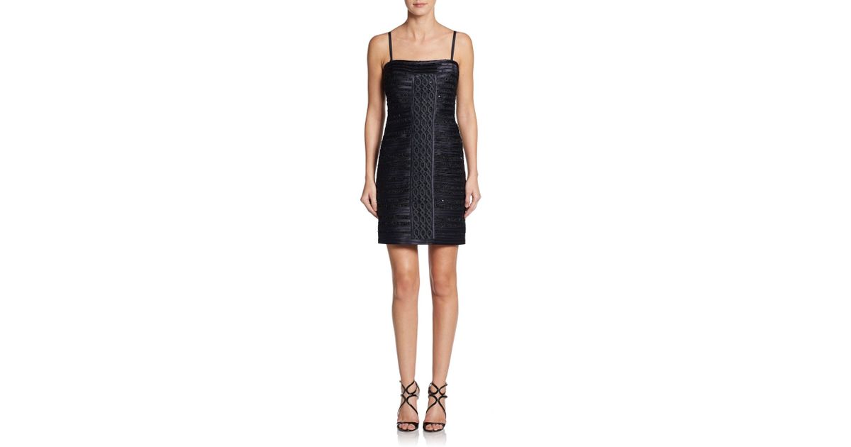 BCBG Navy Cocktail Dress