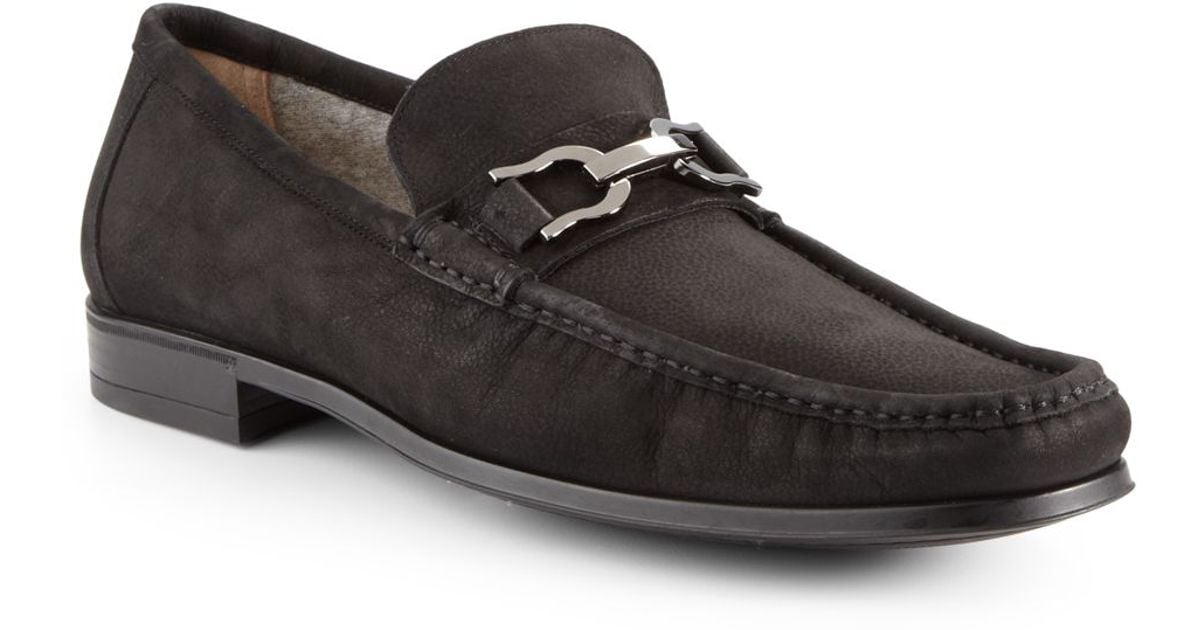 bruno magli jaguar leather bit loafer