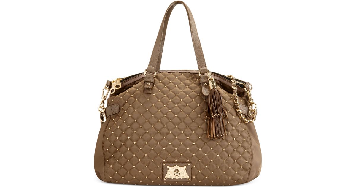 Juicy couture Upscale Quilted Nylon Lauryn Bag in Brown Lyst