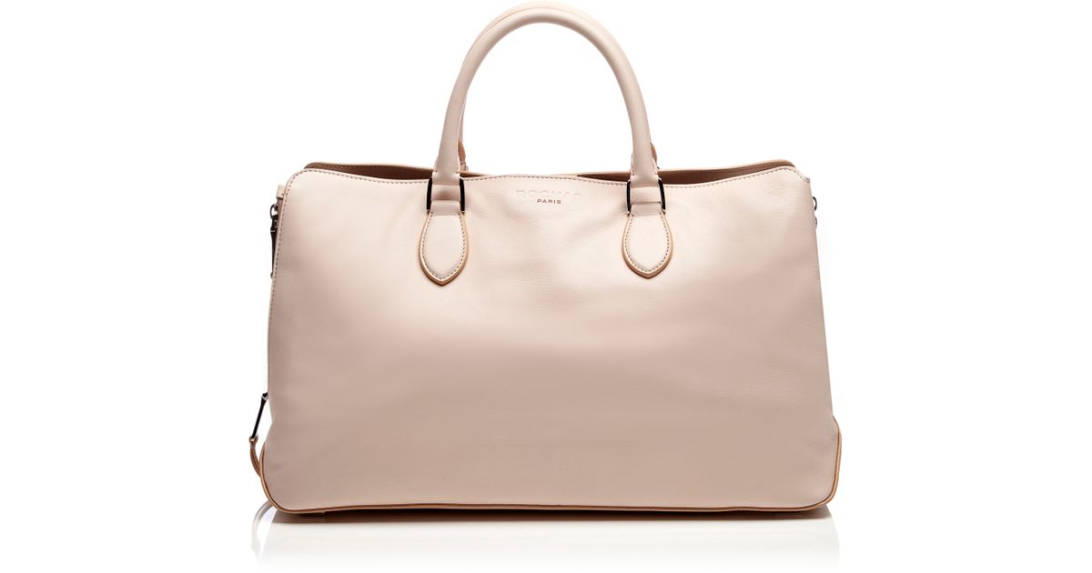 rochas leather tote