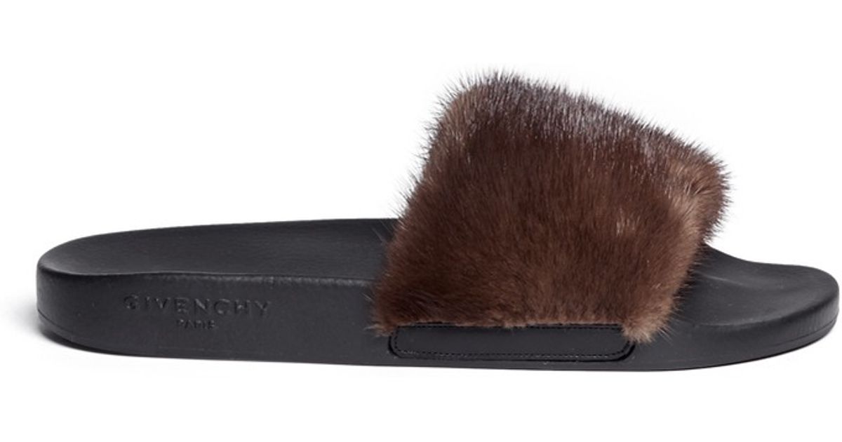givenchy mink slides