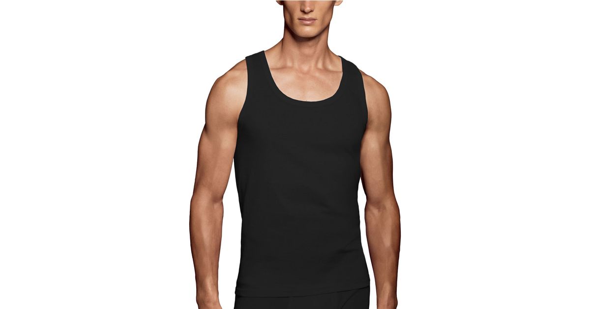 calvin klein black tank