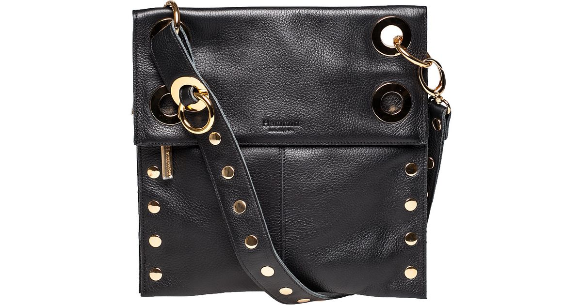 Lyst Hammitt Montana Leather Cross Body Bag In Black