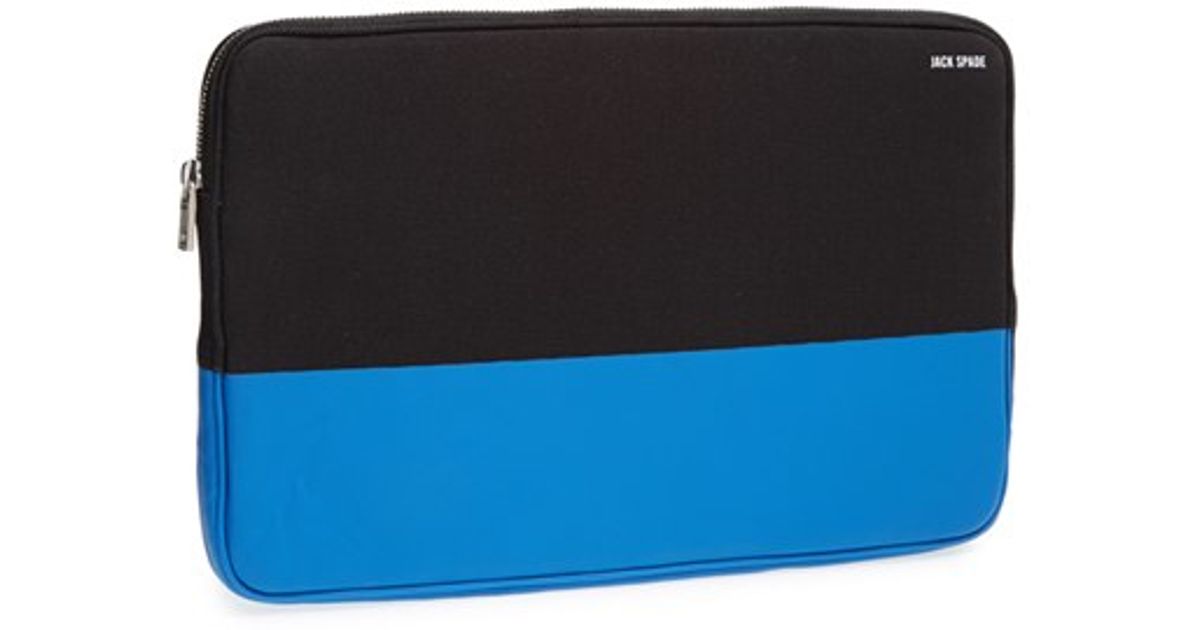 Lyst Jack Spade Canvas Laptop Sleeve In Black For Men
