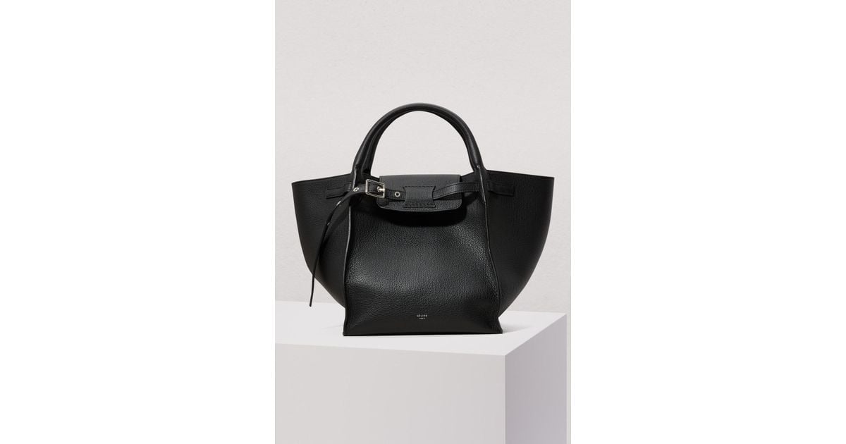 Lyst Céline Small Bag With Long Strap In Supple Grained Lyst Céline Small Bag With Long Strap In Supple Grained Calfskin Black
