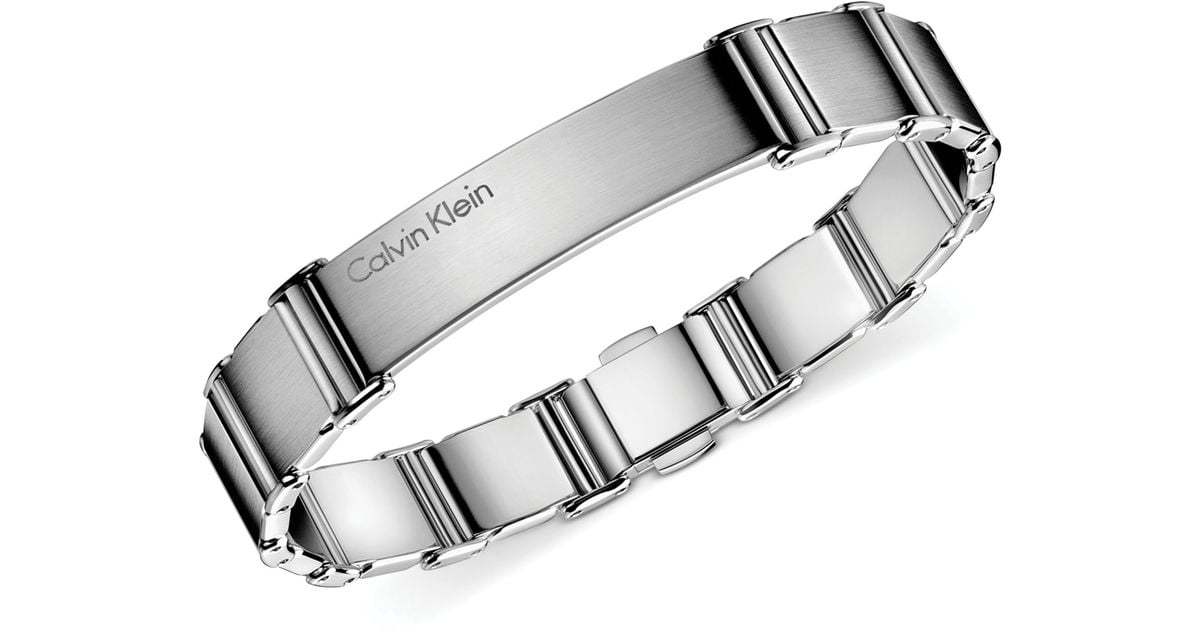 Lyst Calvin Klein Mens Stainless Steel Polished Link Bracelet In Lyst Calvin Klein Mens Stainless Steel Polished Link Bracelet In Metallic For Men