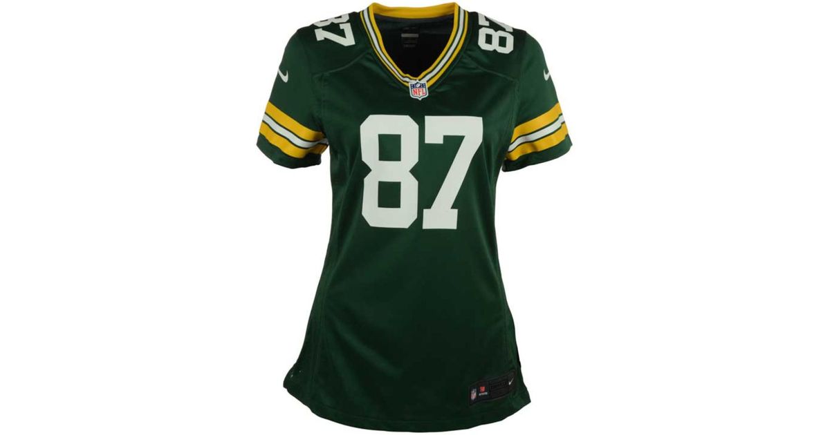 Nike Women\u0026#39;s Jordy Nelson Green Bay Packers Game Jersey in Green ...  