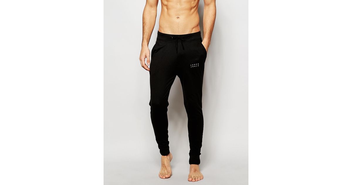 jack jones black joggers