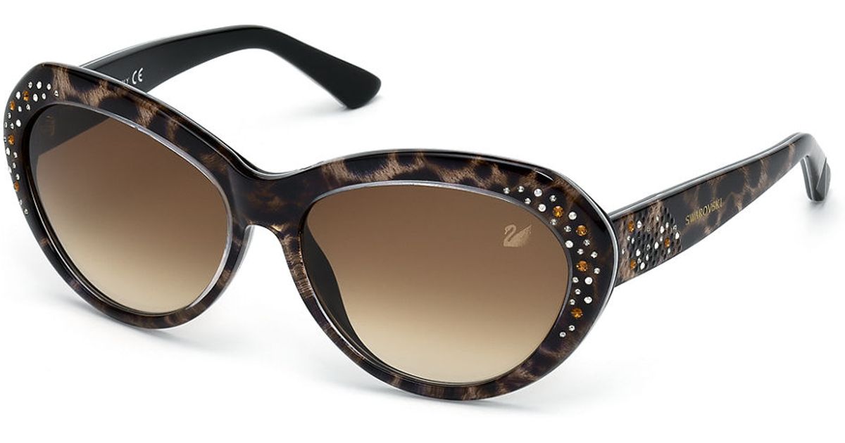 Lyst - Swarovski Darling Cat-eye Sunglasses