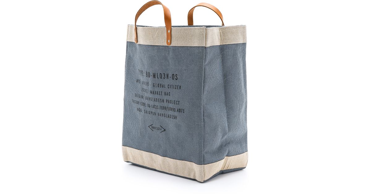 Lyst Apolis Market Bag In Gray For Men
