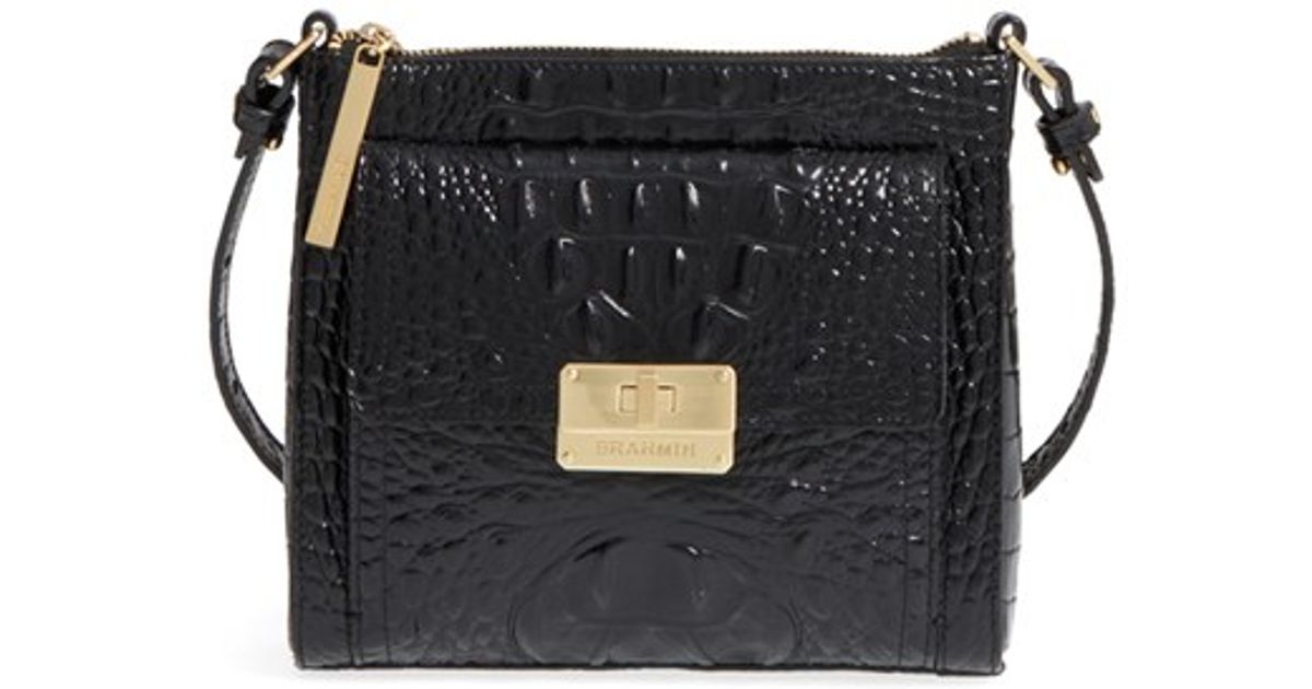 Lyst Brahmin Melbourne Mimosa Crossbody Bag In Black