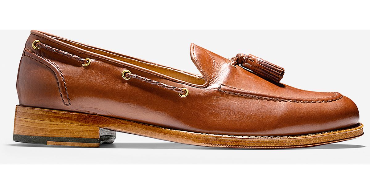 cole haan british tan loafers