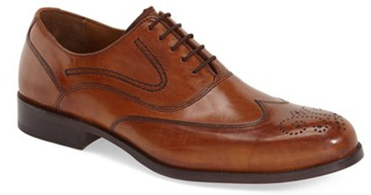 johnston and murphy brown wingtips