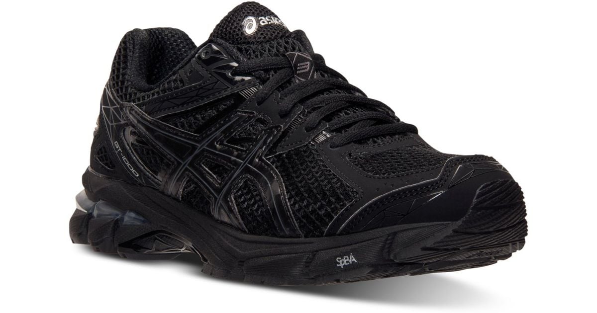 asics black joggers