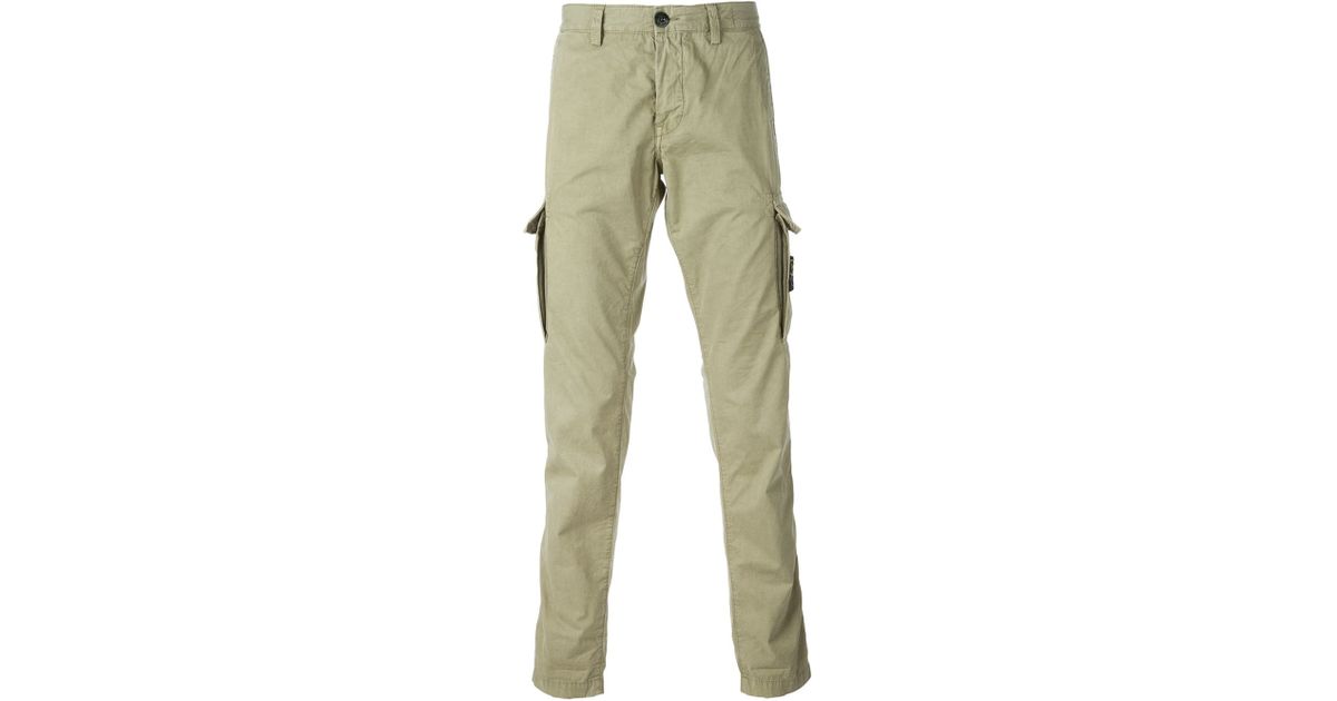 mens stone island cargo trousers