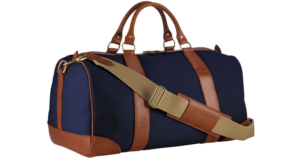 Lyst - Polo ralph lauren Canvas Gym Bag in Blue for Men