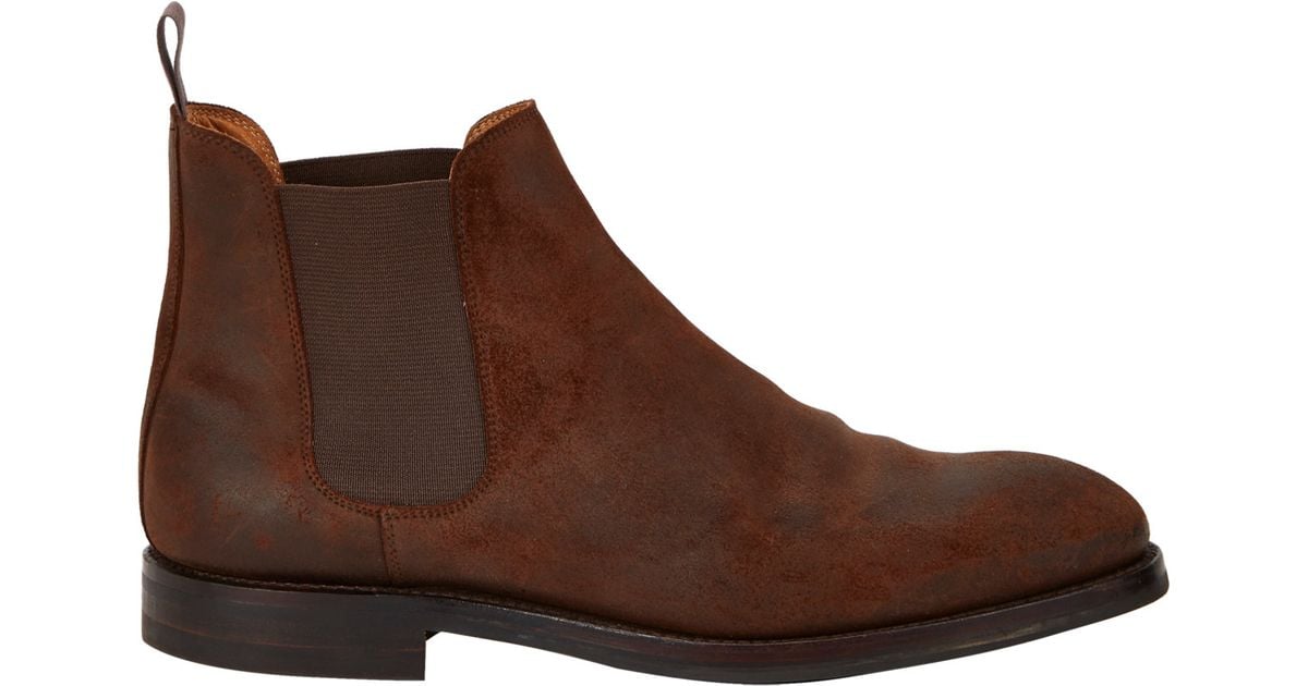 Crockett and jones Chelsea 5 Boots in Brown for Men | Lyst