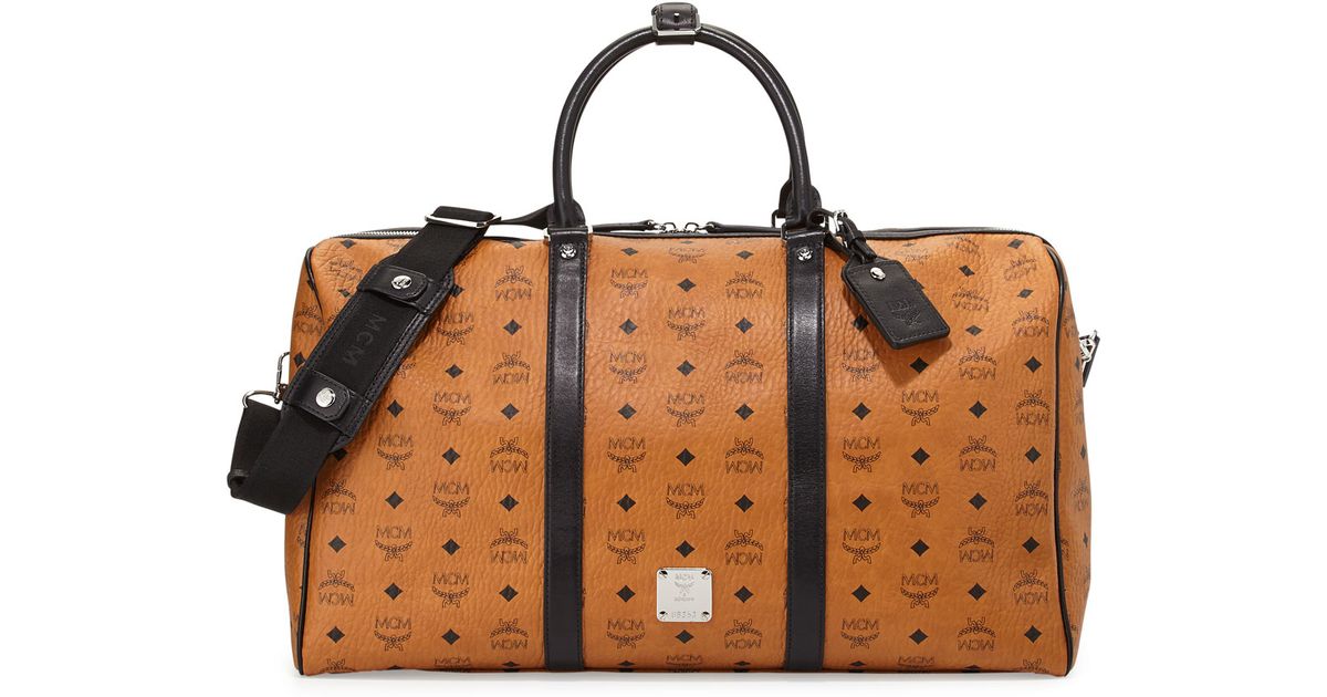 Lyst Mcm Color Visetos Large Weekender Bag In Brown