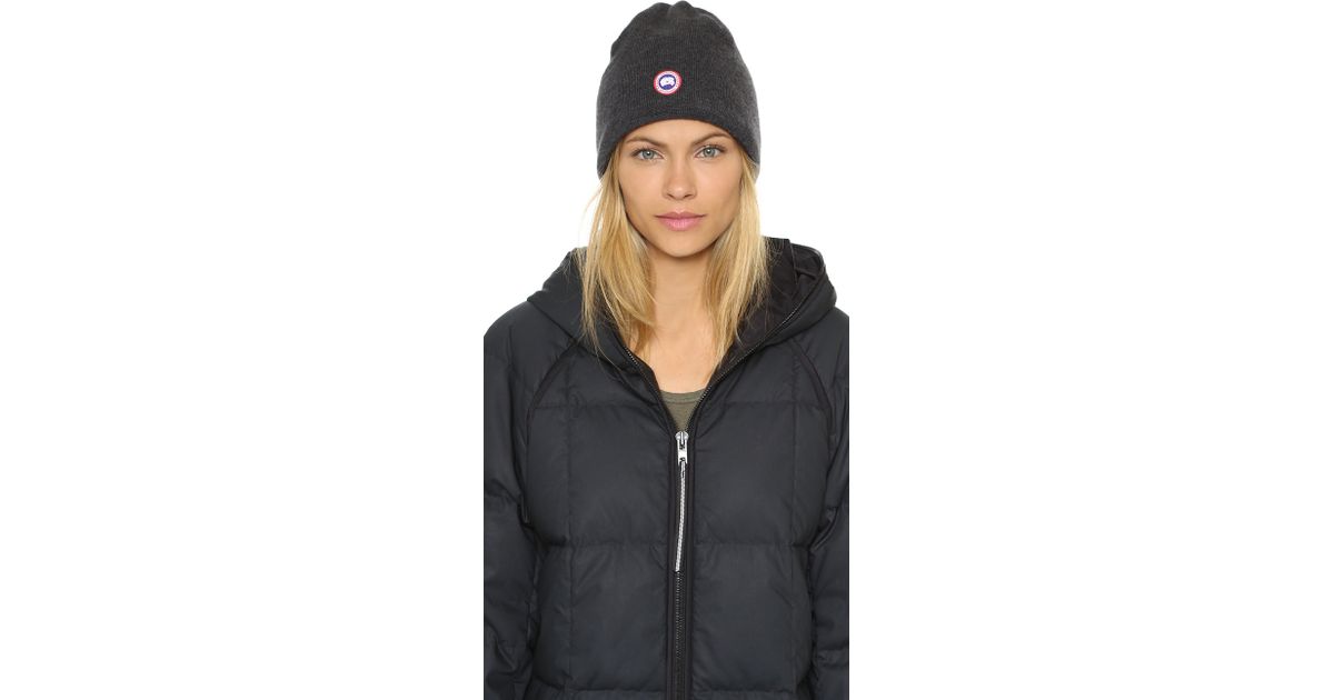 canada goose merino wool beanie graphite canada goose merino wool beanie graphite