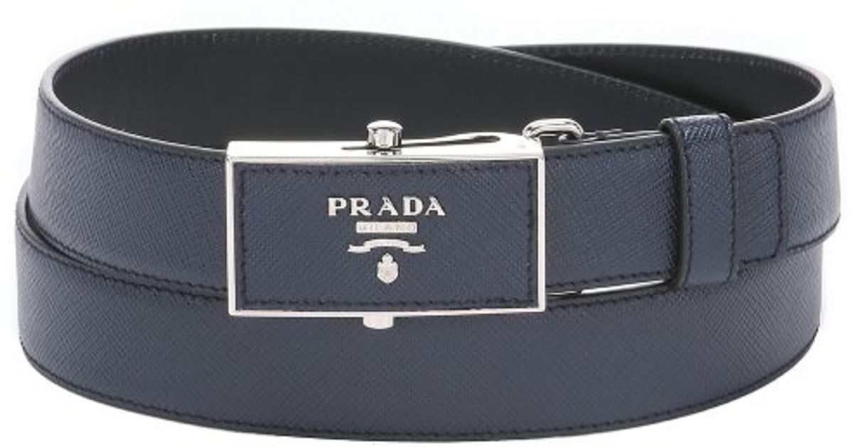 prada purces - prada blue leather belt