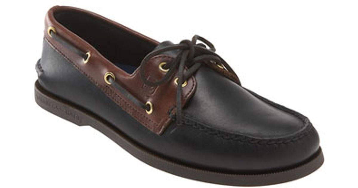 Sperry top-sider 'authentic Original' Boat Shoe in Black for Men | Lyst