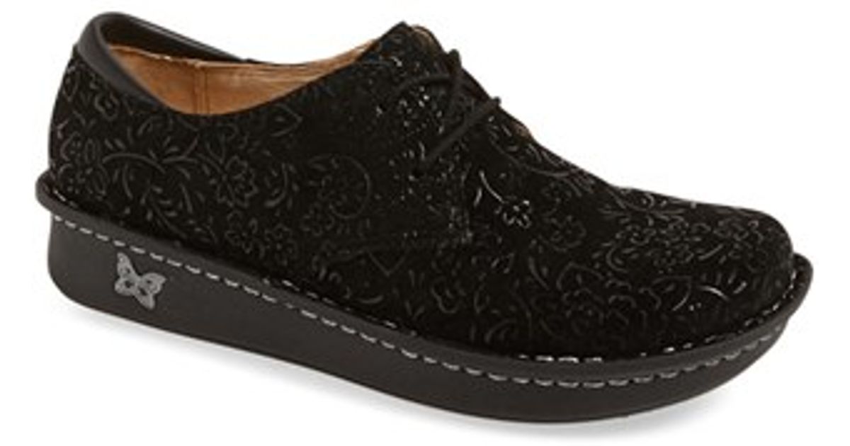 alegria leather lace up shoes essence