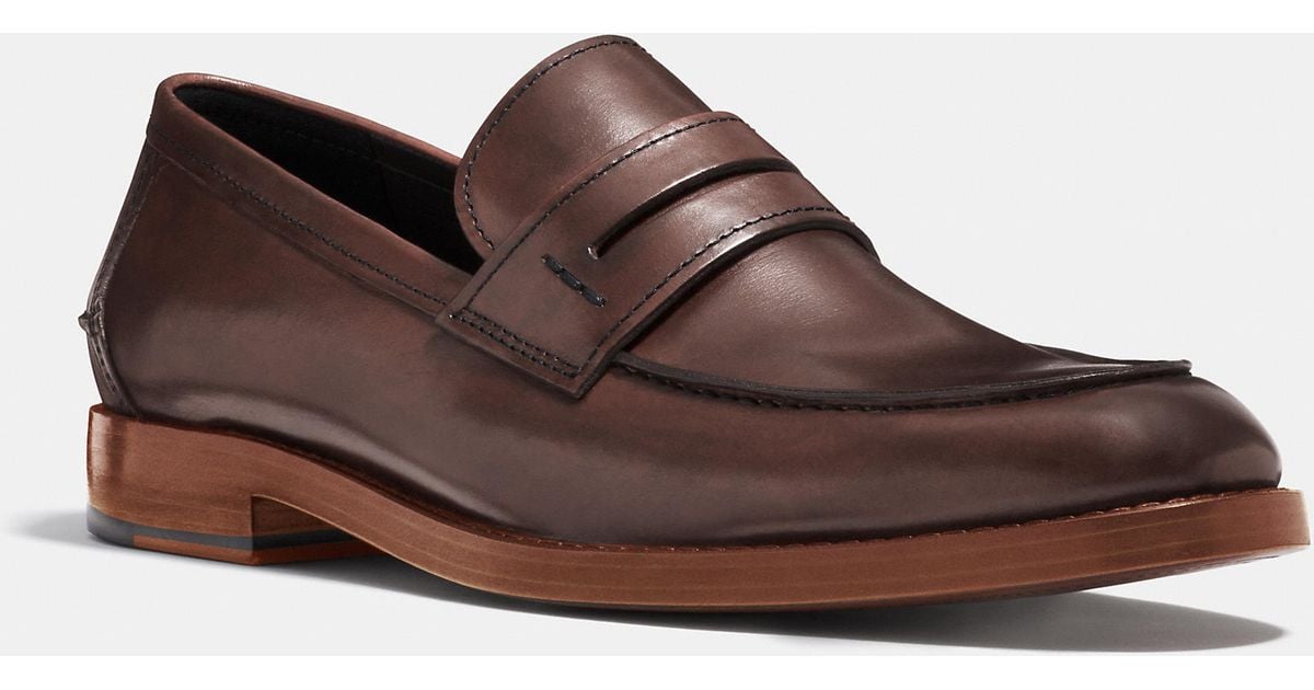 Lyst Coach Allen Loafer in Brown for Men
