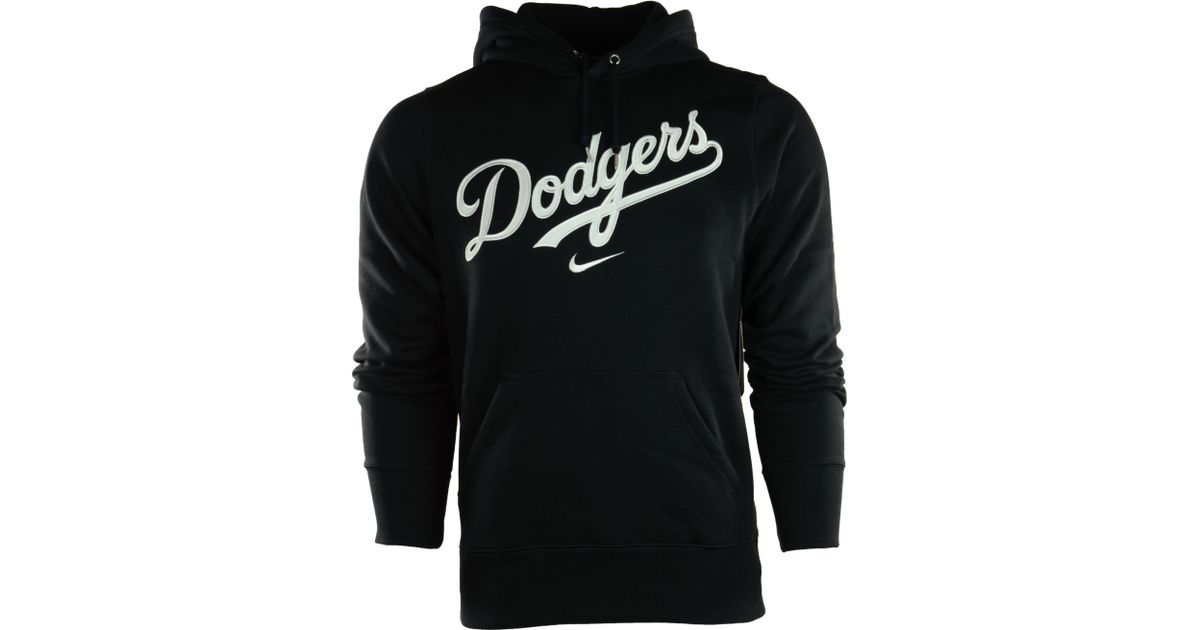 dodgers hoodie black