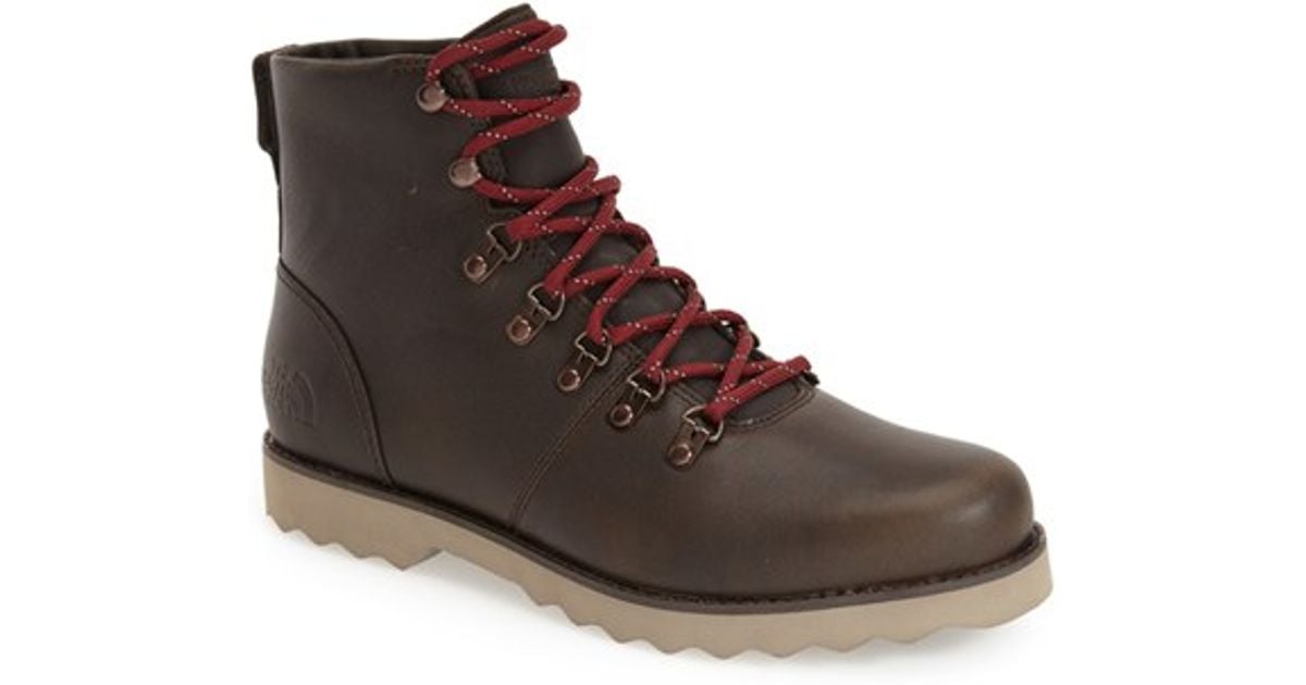 north face leather boots womens