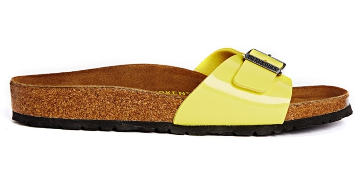 Lyst Birkenstock  Madrid Sun Flat Sandals  in Yellow 