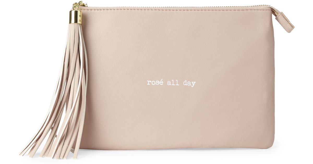 Lyst Olivia Joy Blush Rosã All Day Josephine Clutch In Pink