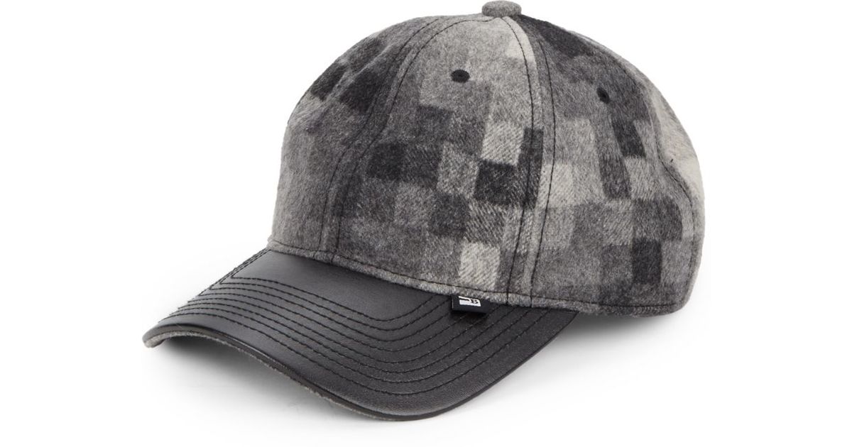 Block headwear Pixel Block Baseball Cap in Black | Lyst