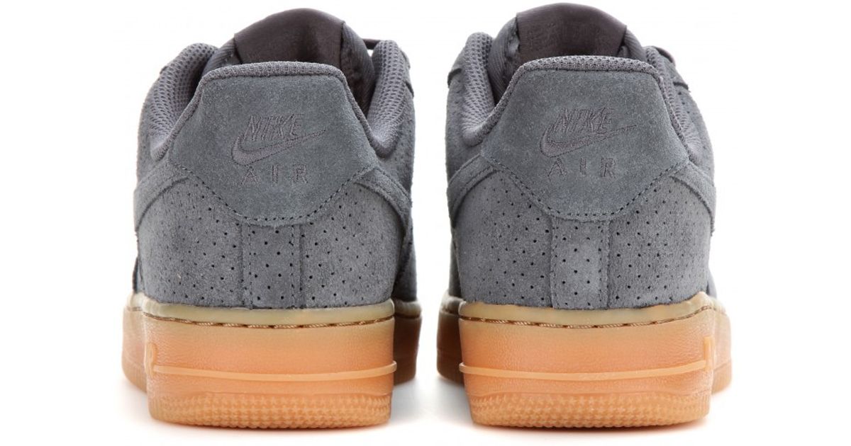 grey suede air force 1 men's