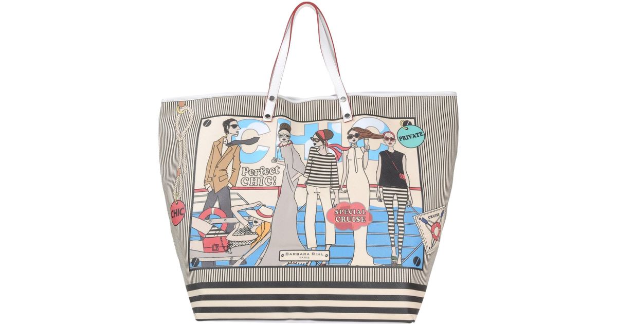 Lyst Barbara Rihl Paris Handbag In Natural