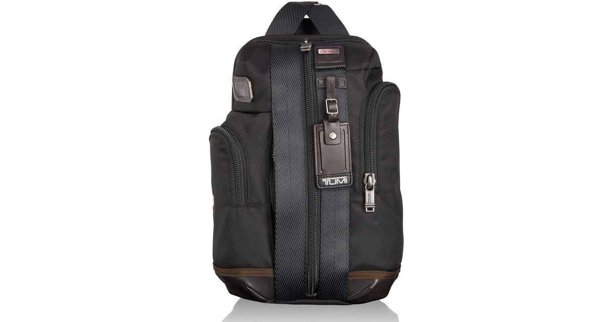 Tumi Alpha Bravo Hickory Monterey Sling In Black For Men Lyst