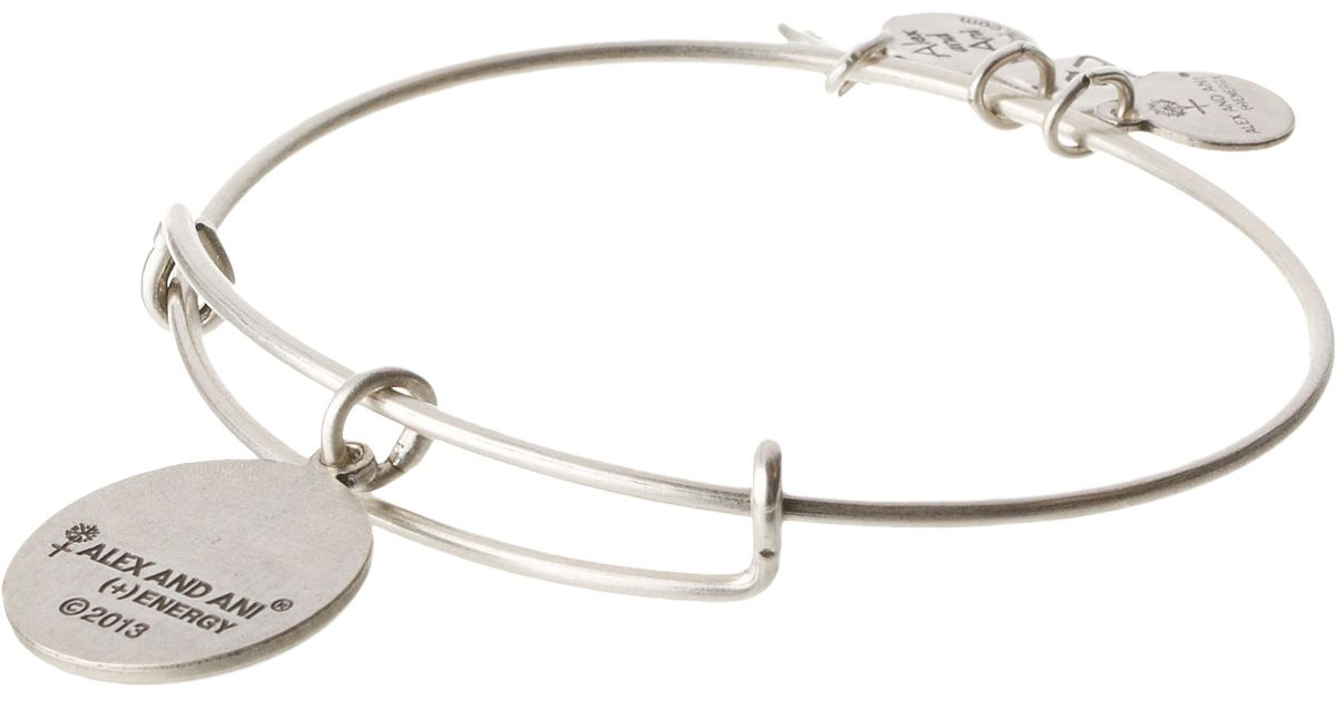 Lyst Alex And Ani Palm Beach Charm Bangle In Metallic