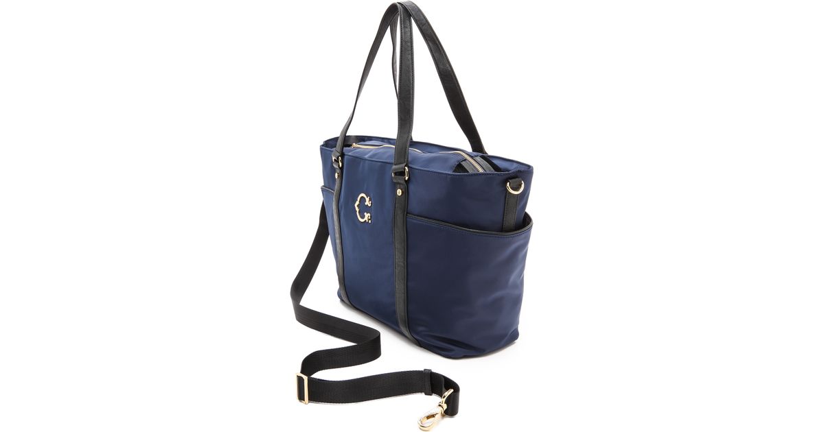 Lyst C Wonder Signature Diaper Bag In Blue