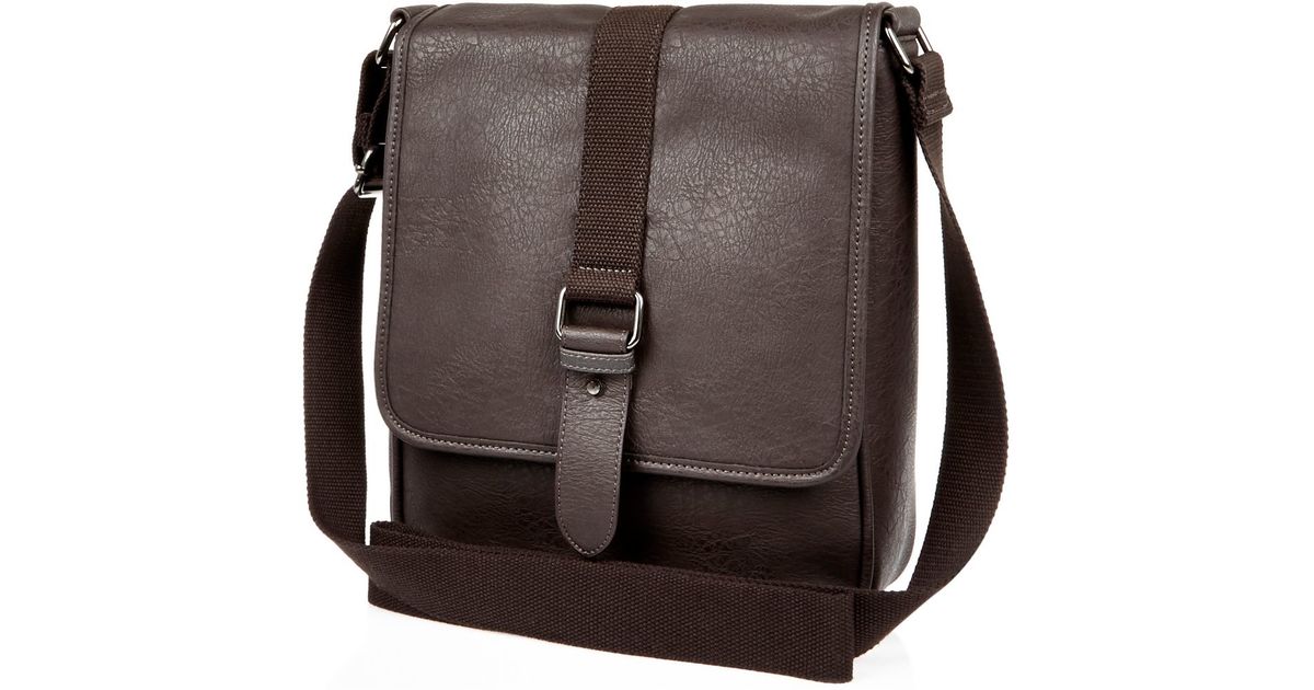 small brown satchel purse