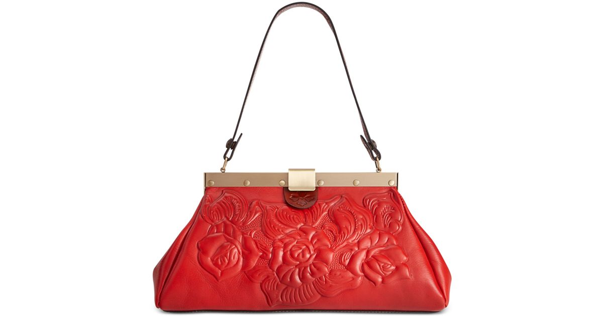 patricia nash tooled satchel