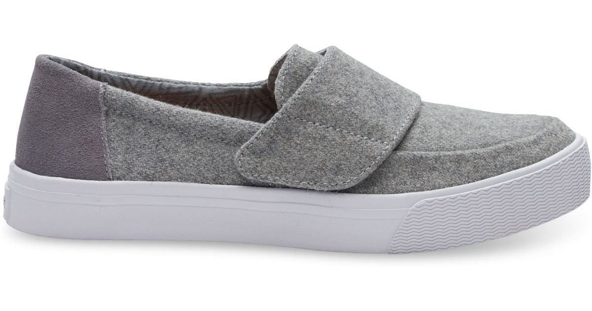 Toms Grey Felt Suede Women S Altair Slip Ons Shoes Size Toms Grey Felt Suede Women S Altair Slip Ons Shoes Size