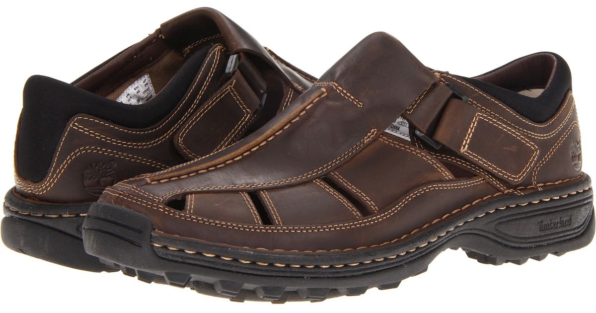 timberland closed toe sandals mens
